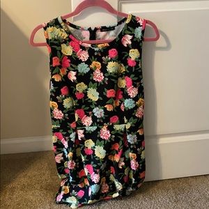 Flower Print Dress Size L